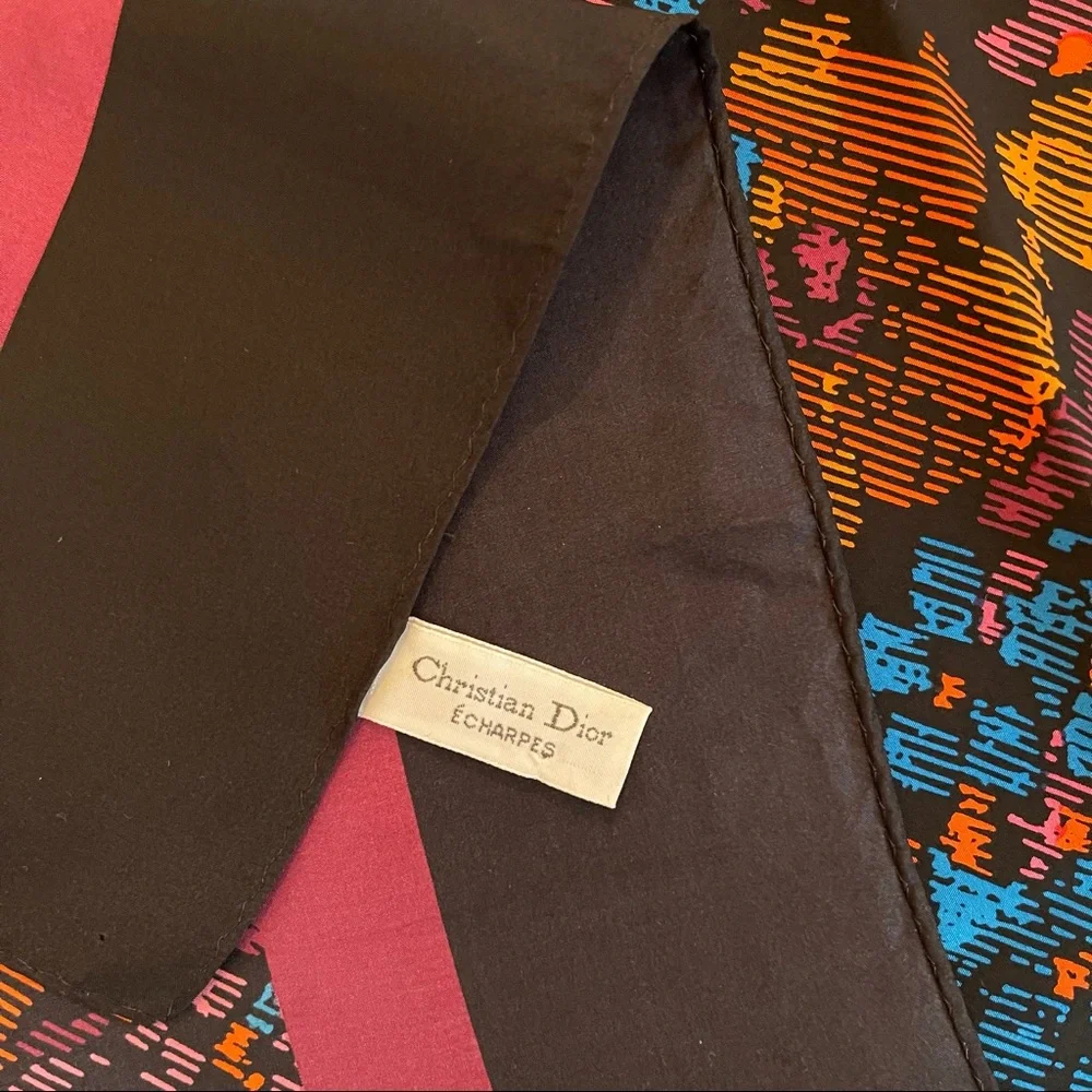 Dior vintage silk